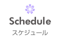 スケジュール スケジュール